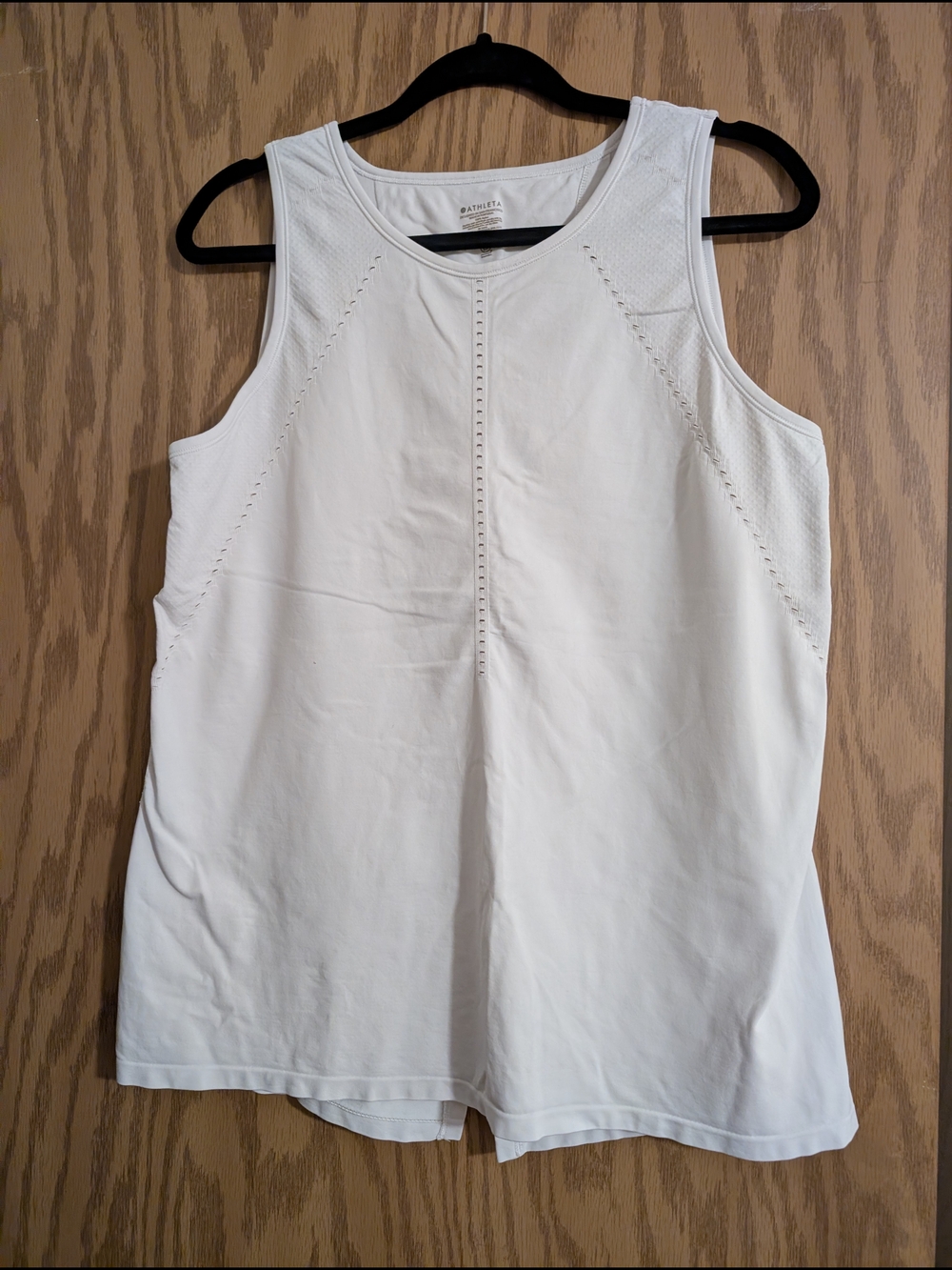 Athleta White Foothill Seamless Splitback Tank Top